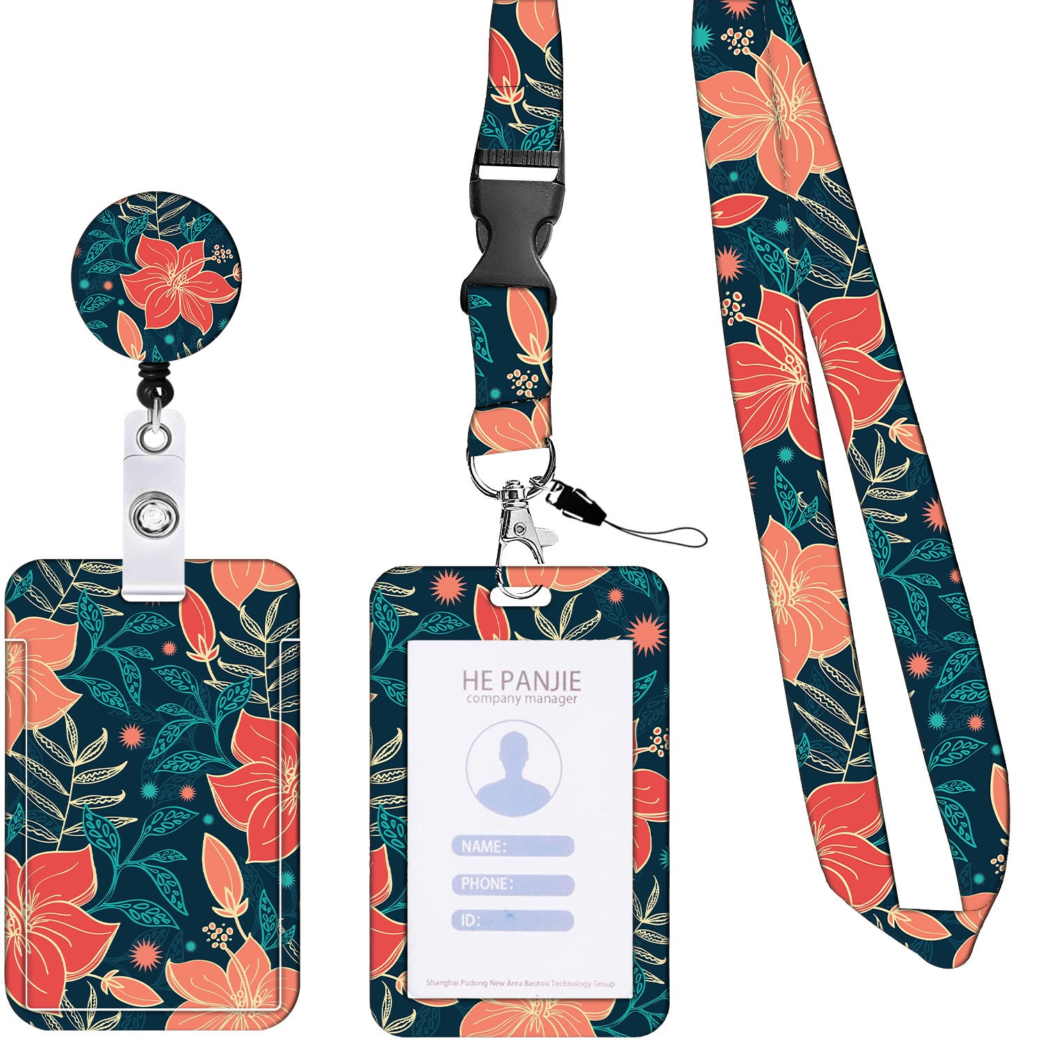 Wholesale  Mobile Phone Hanging Chain Wrist Lanyard Key Pendant Telescopic Keychain Card Holder